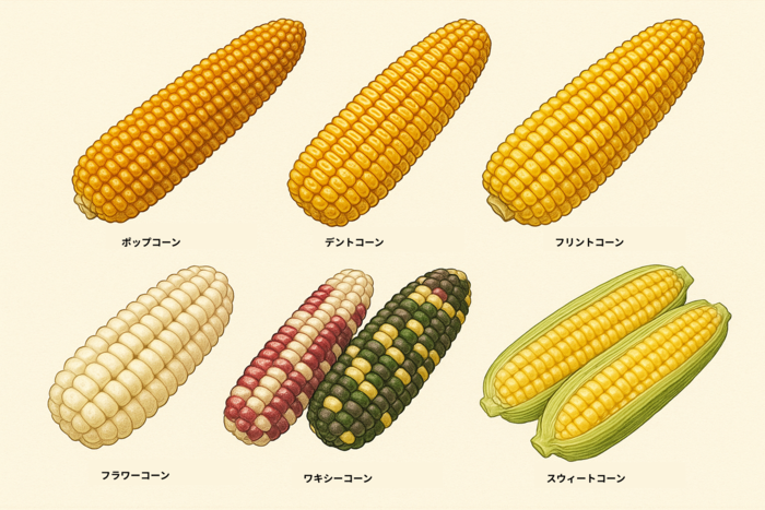とうもろこしの種類