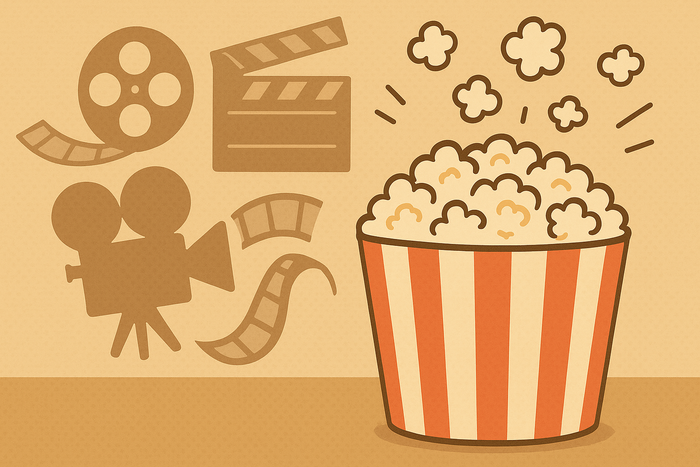 映画とポップコーン