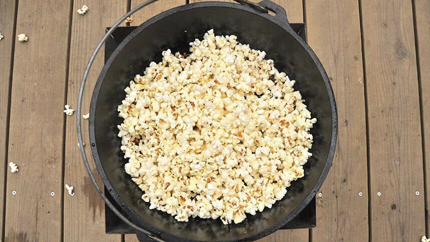 できたてのポップコーン