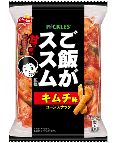 ご飯がススムキムチ味<br>コーンスナック