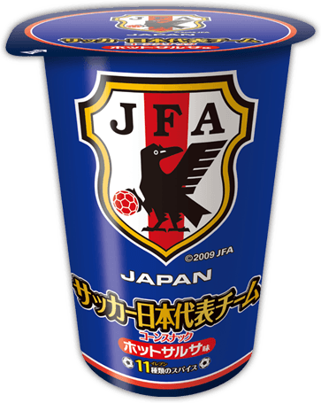 サッカー日本代表チーム<br>コーンスナック ホットサルサ味