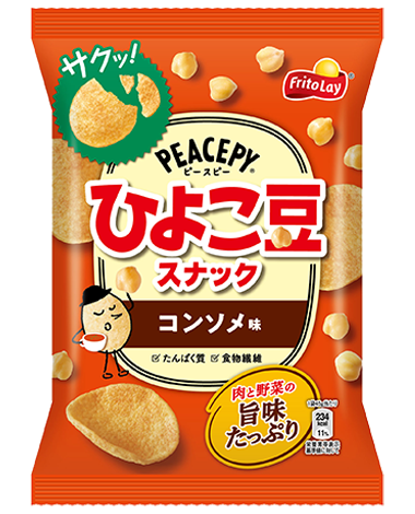 ピースピー ひよこ豆スナック<br>コンソメ味