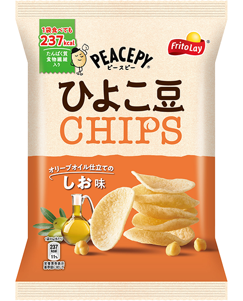 ピースピー<br>ひよこ豆チップス<br>しお味